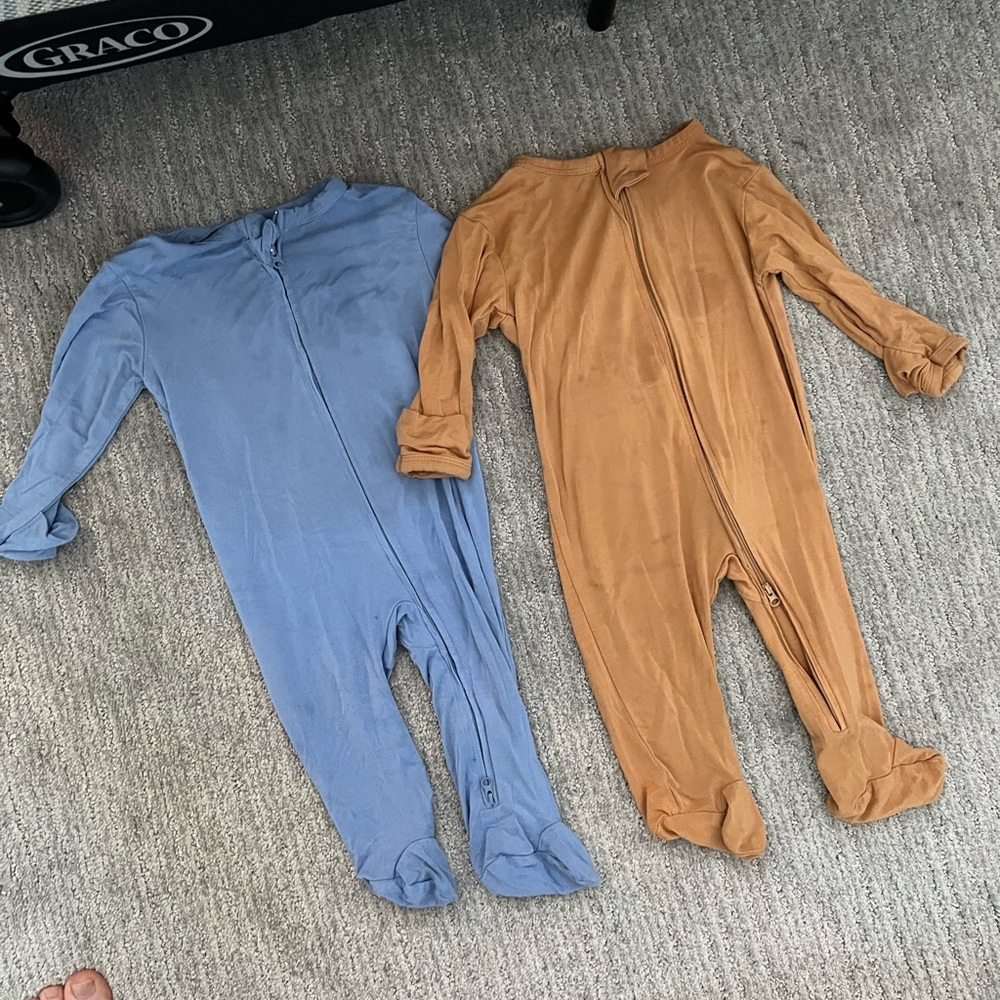 Bamboo footies x2
